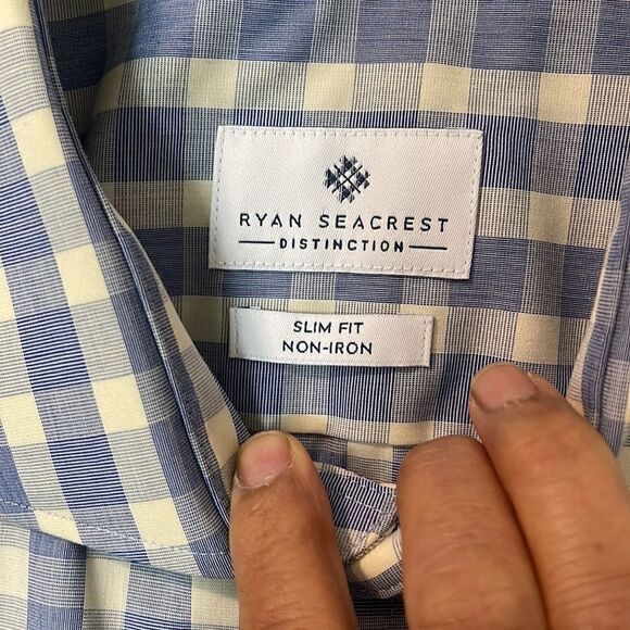 RYAN SEACREST DISTINCTION SLIM FIT NON IRON dress shirt - Picture 5 of 9